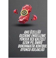 Çocuklara Özel Stres Çarklı Kablosuz Bluetooth Kulaklık ANC Özellikli