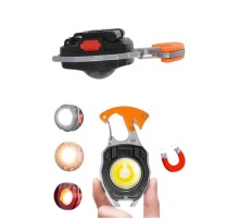 Çok İşlevli Acil Durum Işığı USB Şarjlı Cep Feneri 7 Farklı Mod