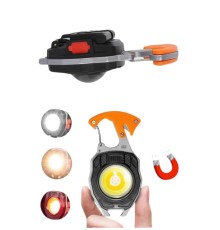 Çok İşlevli Acil Durum Işığı USB Şarjlı Cep Feneri 7 Farklı Mod