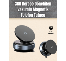 Çok Yönlü Döner Başlıklı Vakumlu Araç Telefon Standı – Sert Yollarda Stabil Kullanım
