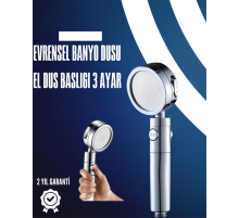 Dayanıklı ve Ergonomik Tasarımlı Ayarlanabilir El Duş Başlığı