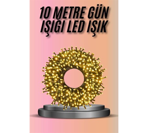 Dekoratif Aydınlatma Ampüllü 10 Metre Gün Işığı Şerit Led