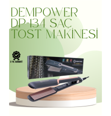 DP-134 Saç Tost Makinesi 220°C Isı Ayarlı, 360° Dönebilen Kablo