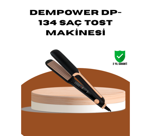DEMPOWER DP-134 Saç Tost Makinesi – Kolay Kullanım, Hızlı Sonuç, Uzun Süre Kalıcılık