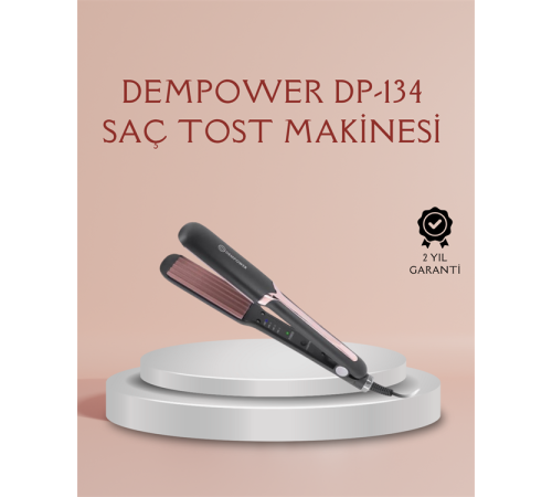 DP-134 Tost Saç Şekillendirici – Hızlı Isınan, Kalıcı ve Belirgin Dalgalar İçin İdeal