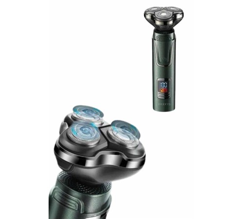 Dijital Göstergeli 3 Başlıklı Tıraş Makinesi Islak Kuru Lazer Öncesi Günlük