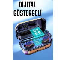 Dijital Göstergeli Bluetooth Bağlantılı Kulaklık Dokunmatik Kontrol