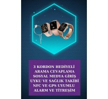 Dijital Göstergeli Powerbank Bluetooth Kulaklık ve Yeni Nesil Amoled Ekran Akıllı Saat