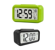 Dijital Masa Saati Termometre Takvim Led Ekran Pilli Ev Ofis Masası