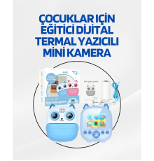 Dijital Termal Yazıcılı Mini Kamera – HD Video & Anında Fotoğraf Çıktısı