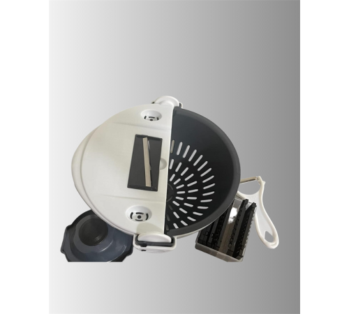 Döner Mekanizmalı Rende Bıçaklı Sebze Dilimleyici Seti