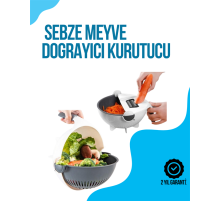 Dilimleyici ve Rende Bıçaklı Çok Amaçlı Mutfak Aleti