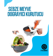Dilimleyici ve Rende Bıçaklı Çok Amaçlı Mutfak Aleti