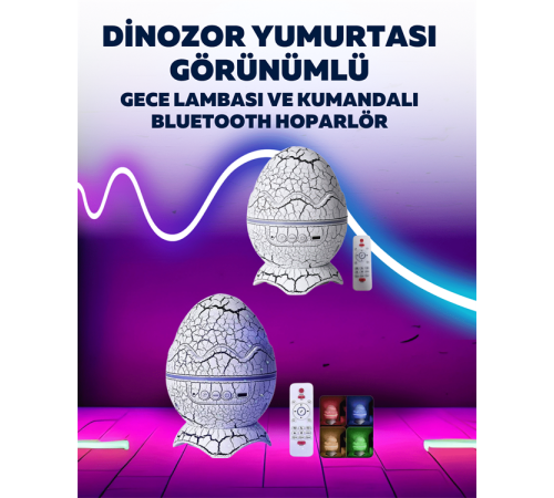 Dinazor Yumurta Gece Lambası