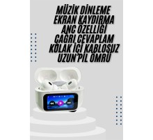 Dokunmatik Ekranlı Air Pro 2 ANC Kulaklık Kablosuz Çok Fonksiyonlu