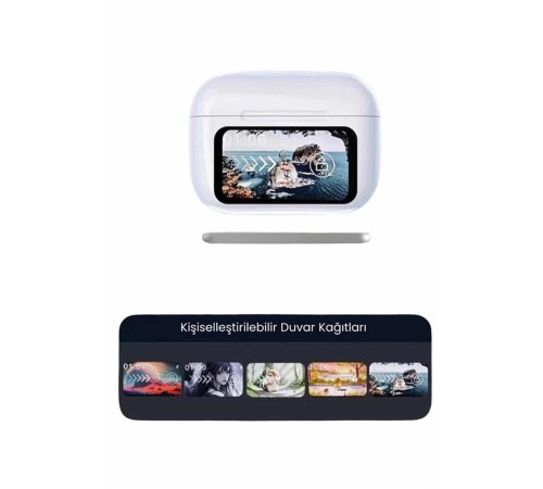 Dokunmatik Ekranlı ANC/ENC Yeni Nesil Pro Bluetooth Kulaklık Dokunmatik Ekran