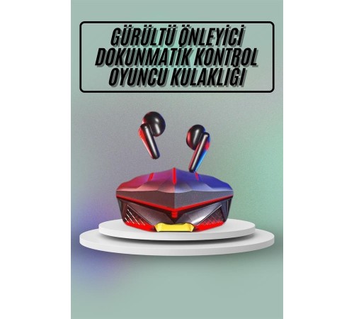 Dokunmatik Kontrol Tws Işıklı Kulakiçi Bluetooth Kulaklık Kablosuz  Kulaklığı