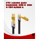 Dönüştürülebilir 4 Başlıklı Hızlı Şarj Kablosu – 1.2m, 65W, Dayanıklı ve Esnek Tasarım