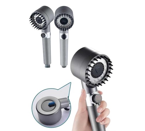 Duş Başlığı Profesyonel Masaj Başlıklı 3 Modlu Yeni Nesil Masaj Uçlu Su Tasarruflu