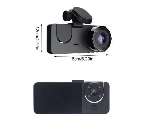 DVR Araç İçi Kamera Hareket Algılayabilen 1080P CarPlay Video Kaydedici