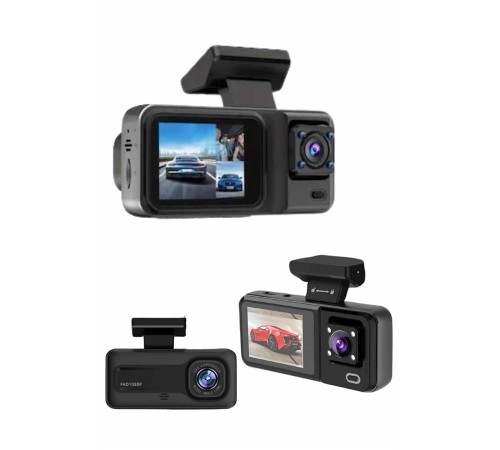 Ekranlı Sürüş Kaydedici DVR Ön ve Arka Kameralı Full HD Çözünürlüklü