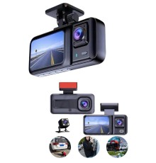 Ekranlı Sürüş Kaydedici DVR Ön ve Arka Kameralı Full HD Çözünürlüklü