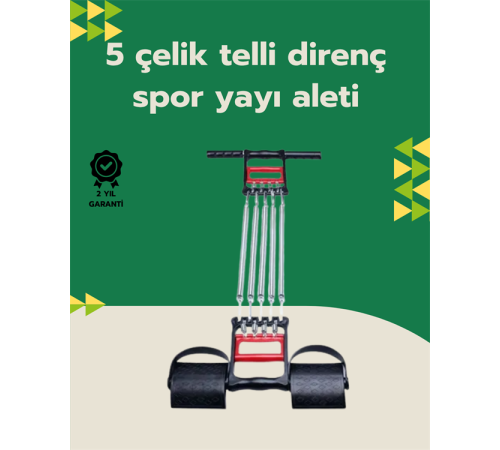 Çok Fonksiyonlu 3'ü 1 Arada Spor Aleti – Kol, Göğüs Genişletici ve Mekik Destekçisi