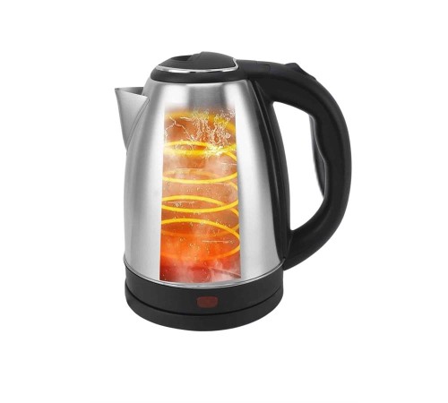 Elektrikli Paslanmaz Çelik Su Isıtcı Çelik Kettle 1.8 Lt. Uzun Ömürlü