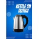 Elektrikli Paslanmaz Çelik Su Isıtcı Çelik Kettle 1.8 Lt. Uzun Ömürlü