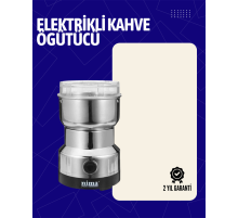 Elektrikli Sessiz Kahve Öğütücü | Çok Fonksiyonlu, 200W, AB Fişli, Kolay Temizlenir