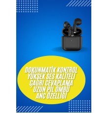 En Çok Tercih Edilen Bluetooth Kulaklık Mikrofonlu Silikonsuz Dokunmatik Kontrol