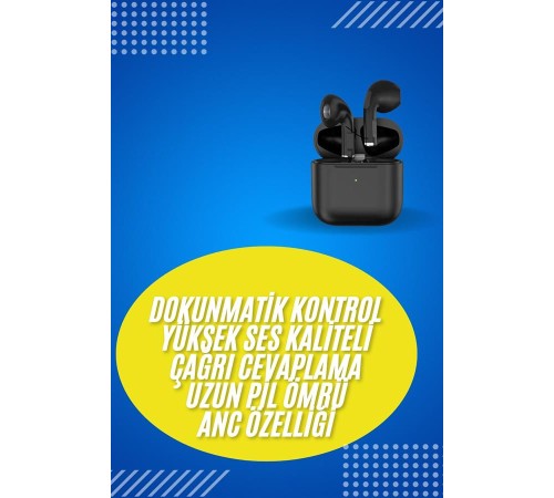 En Çok Tercih Edilen Bluetooth Kulaklık Mikrofonlu Silikonsuz Dokunmatik Kontrol