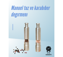 Ergonomik Tasarımlı, Nem Geçirmez Kapaklı Baharat Öğütücü