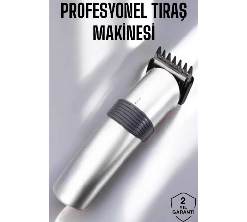 Erkeklere Özel Şarjlı Saç ve Sakal Kesme Tıraş Makinesi Seti