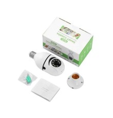 Ev Kamerası Wifi Kamerası Gece Görüşlü Akıllı Ampül Kamera