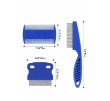 Evcil Hayvan Tarak Seti 4'lü Bit Tarağı Ked Köpek Tüyüne Uygun