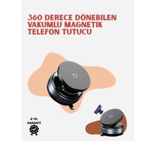 Evrensel Uyumlu Manyetik Araç Telefon Standı – Dayanıklı Alüminyum Gövde