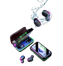 Extra Bass Kablosuz Kulaklık Işıklı Bluetooth Kulaklık Powerbank Özellikli