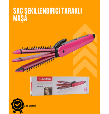 Fön İşlemine Uyumlu Sabitleyici Saç Tarağı