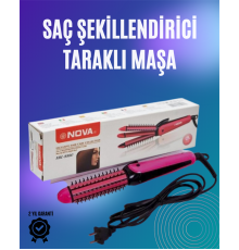 Fön ve Tarama İşlemini Birleştiren Pratik Saç Tarağı
