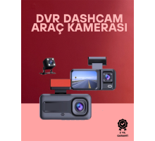 G-Sensör, Hareket Algılama ve Döngüsel Kayıt Özellikli 3'lü Kamera Güvenlik Sistemi