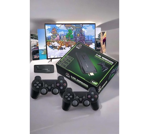 Game Stick 2000 Oyunlu 2.4G Kablosuz Çift Kol Yüksek Hassasiyetli Wireless Game Stick 2000 Oyunlu 2.4G Kablosuz Çift Kol Yüksek Hassasiyetli Wireless