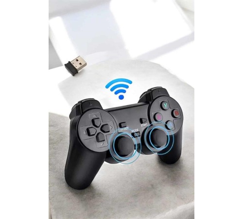 Game Stick 2000 Oyunlu 2.4G Kablosuz Çift Kol Yüksek Hassasiyetli Wireless Game Stick 2000 Oyunlu 2.4G Kablosuz Çift Kol Yüksek Hassasiyetli Wireless