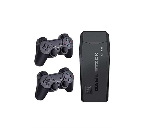 Game Stick El Atarisi 2.4g Kablosuz Çift Kol Oyunlar 4k Game Stick 3500 Oyunlu Atari Uyumlu