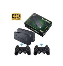 Game Stick El Atarisi 2.4g Kablosuz Çift Kol Oyunlar 4k Game Stick 3500 Oyunlu Atari Uyumlu