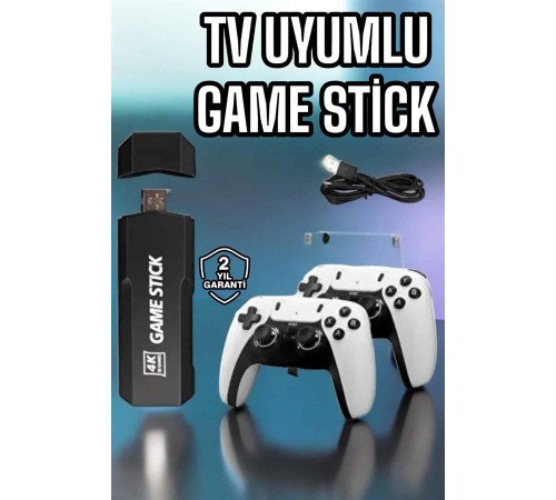 Game Stick Retro 8K ULTRA HD Video Oyun Konsolu Android Tv Özelliği
