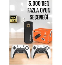 Game Stick Retro 8K ULTRA HD Video Oyun Konsolu Android Tv Özelliği