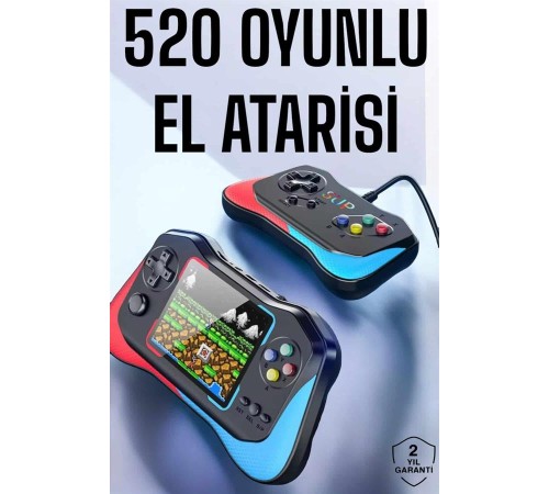 Gamepad Joystick Nostalji 500 Oyunlu 2 Li Atari Gamebox Oyun Konsolu Sup Atari