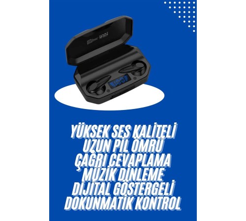Kulaklık Bluetooth 5.2 Kablosuz Kulakiçi Rgb Işıklı Çift Mikrofonlu