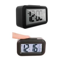 Gece Dijital Masa Saati Dijital Alarmlı Led Ekran Pilli Çalar Saat